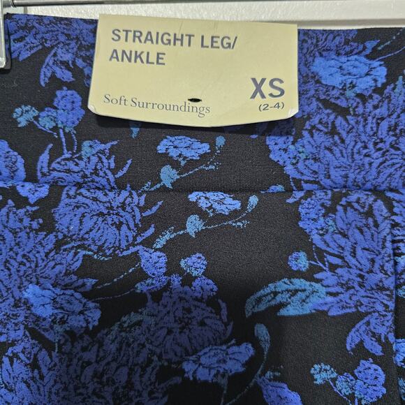 Soft Surroundings Straight Leg/Ankle Mirabella Pant Floral Women's Size XS (2-4) - Picture 5 of 7